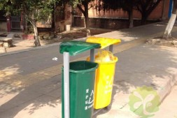 增城区城市街道分类玻璃钢垃圾桶厂家定制