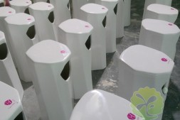 越秀区高档室内环保玻璃钢垃圾桶厂家定制