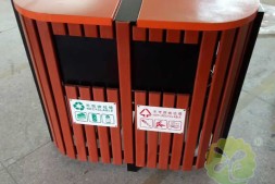 黄埔区高档分类钢木垃圾桶厂家