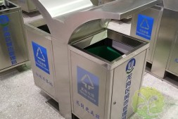 广州黄埔区街道环卫分类不锈钢垃圾箱