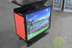 从化区钢板烤漆分类广告垃圾回收箱厂家