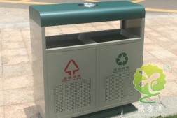 黄埔区烤漆镂空分类钢制垃圾箱厂家