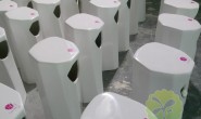 越秀区高档室内环保玻璃钢垃圾桶厂家定制